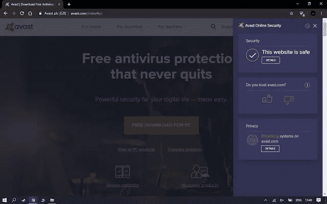 avast google chrome laptop