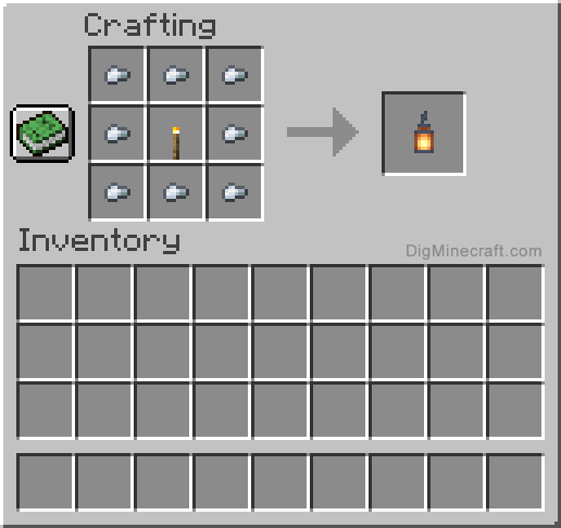 Comment faire des lanternes dans Minecraft?