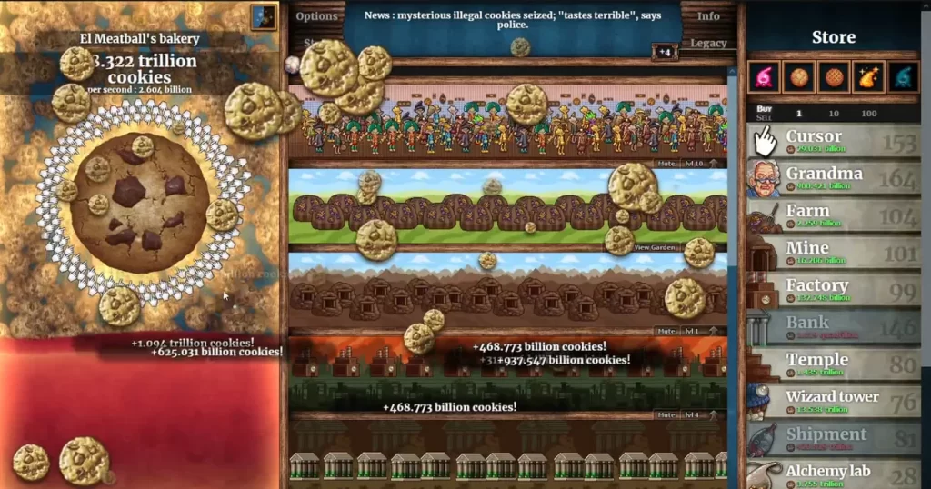 Cookie Clicker 黑客
