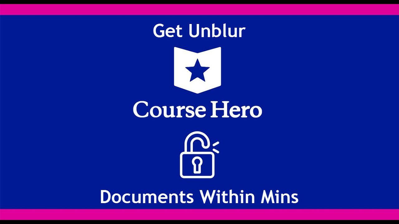 How To Unblur Course Hero Document for Free? CSHAWK