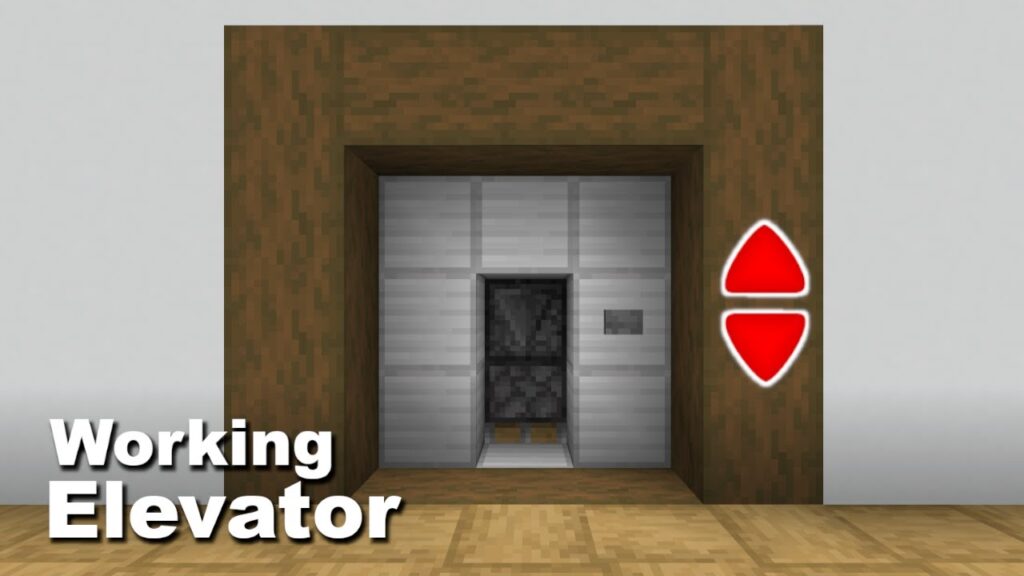Minecraft のエレベーター